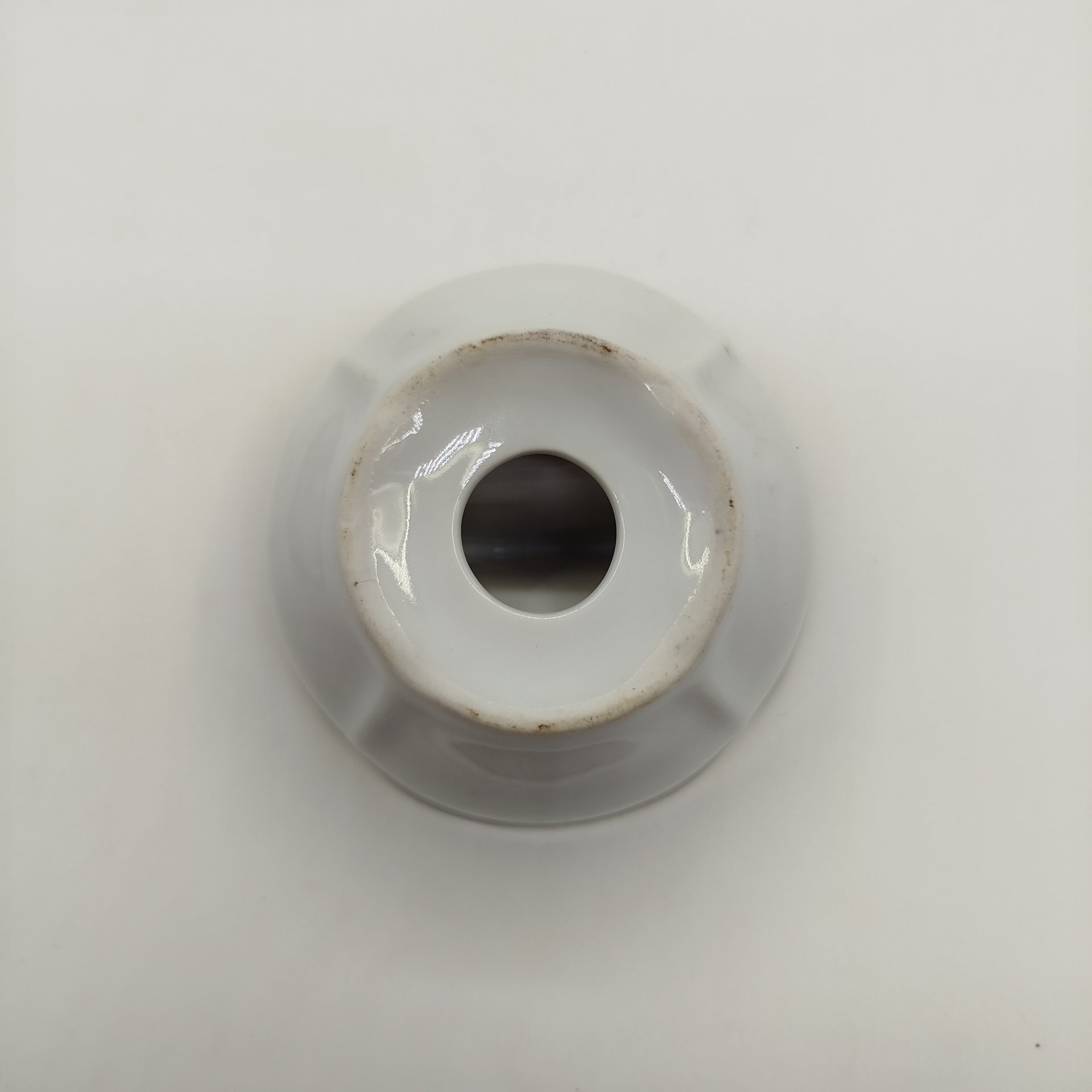 Солонка двухсекционная, фарфор, деколь, золочение, Европа, 1950-1970 гг.