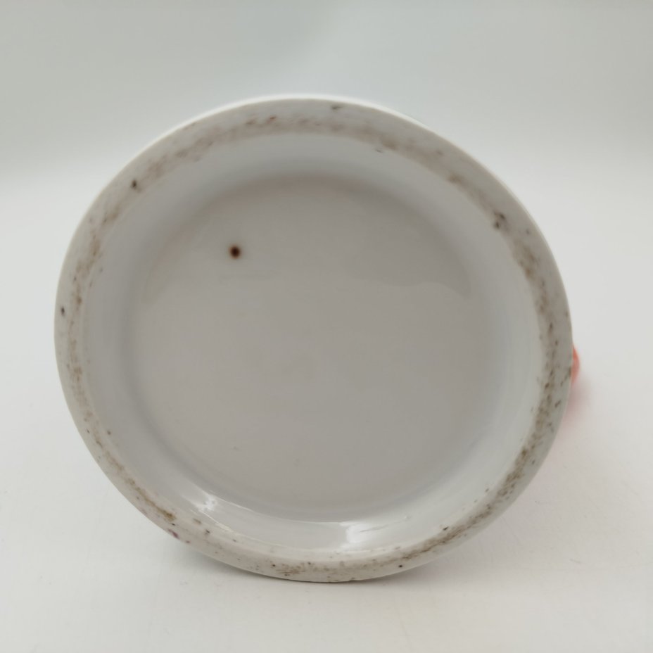Кружка с изображением забавной сценки, фарфор, роспись, Франция, 1930-1970 гг.