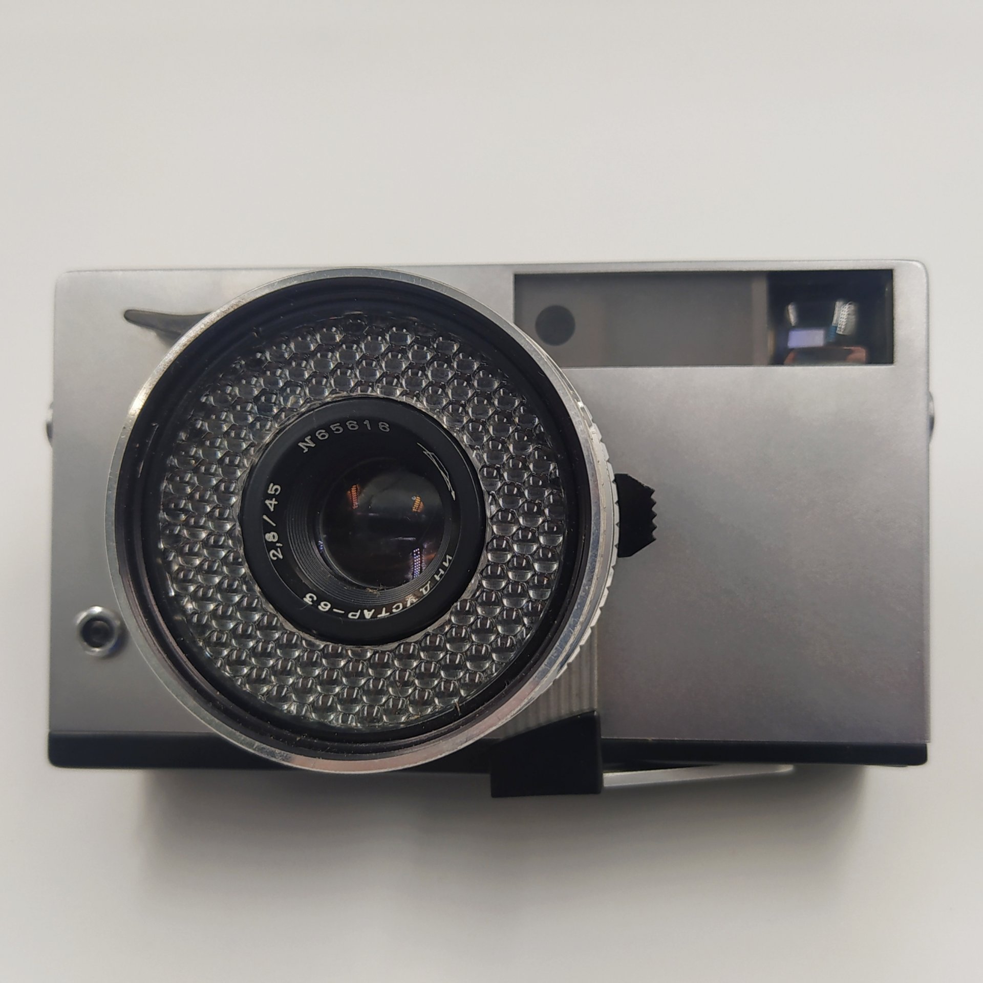 Фотоаппарат "Зоркий-10" с объективом "Индустар-63" в родном кофре, металл, стекло, пластик, кожа, Красногорский механический завод (КМЗ), СССР, 1964-1978 гг.