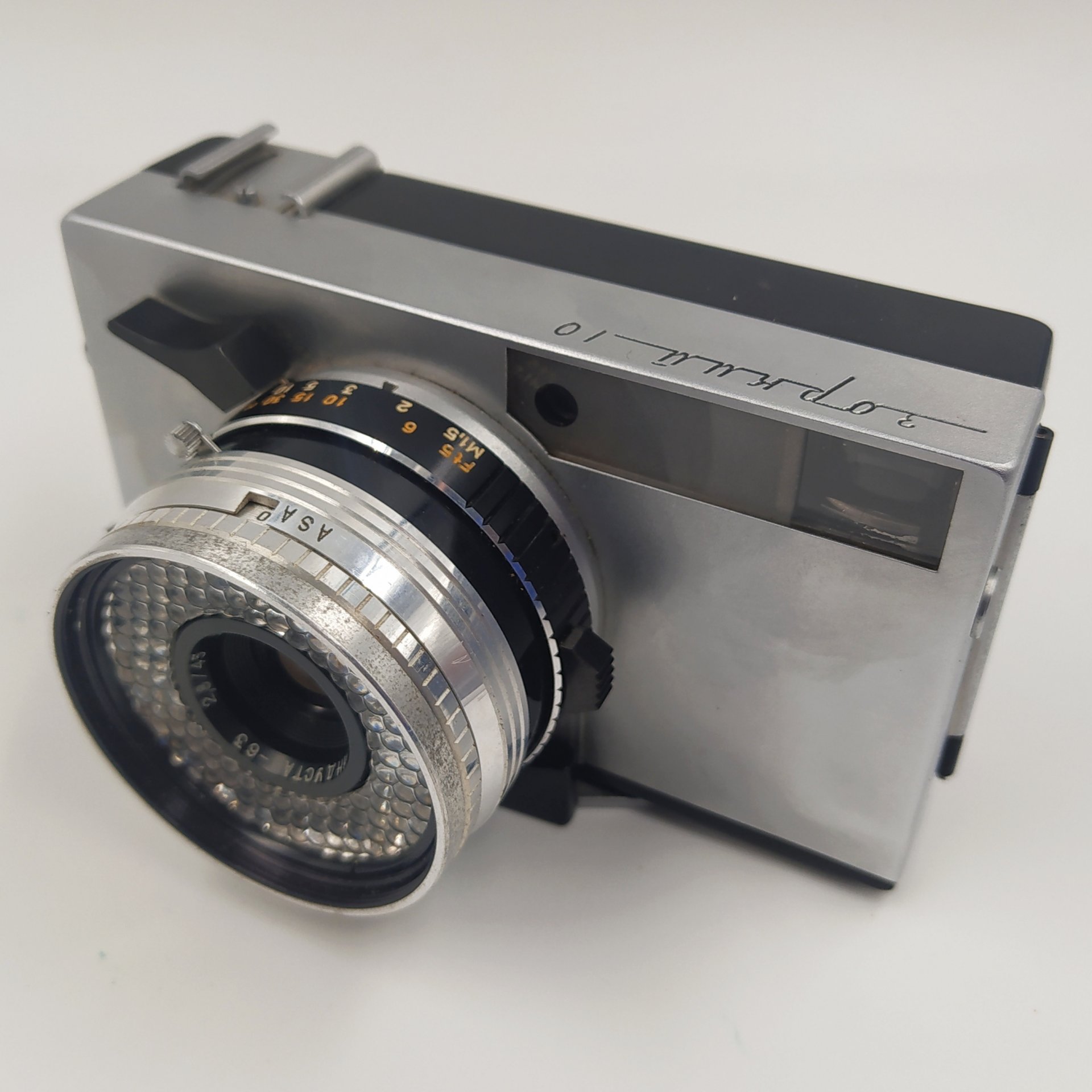 Фотоаппарат "Зоркий-10" с объективом "Индустар-63" в родном кофре, металл, стекло, пластик, кожа, Красногорский механический завод (КМЗ), СССР, 1964-1978 гг.