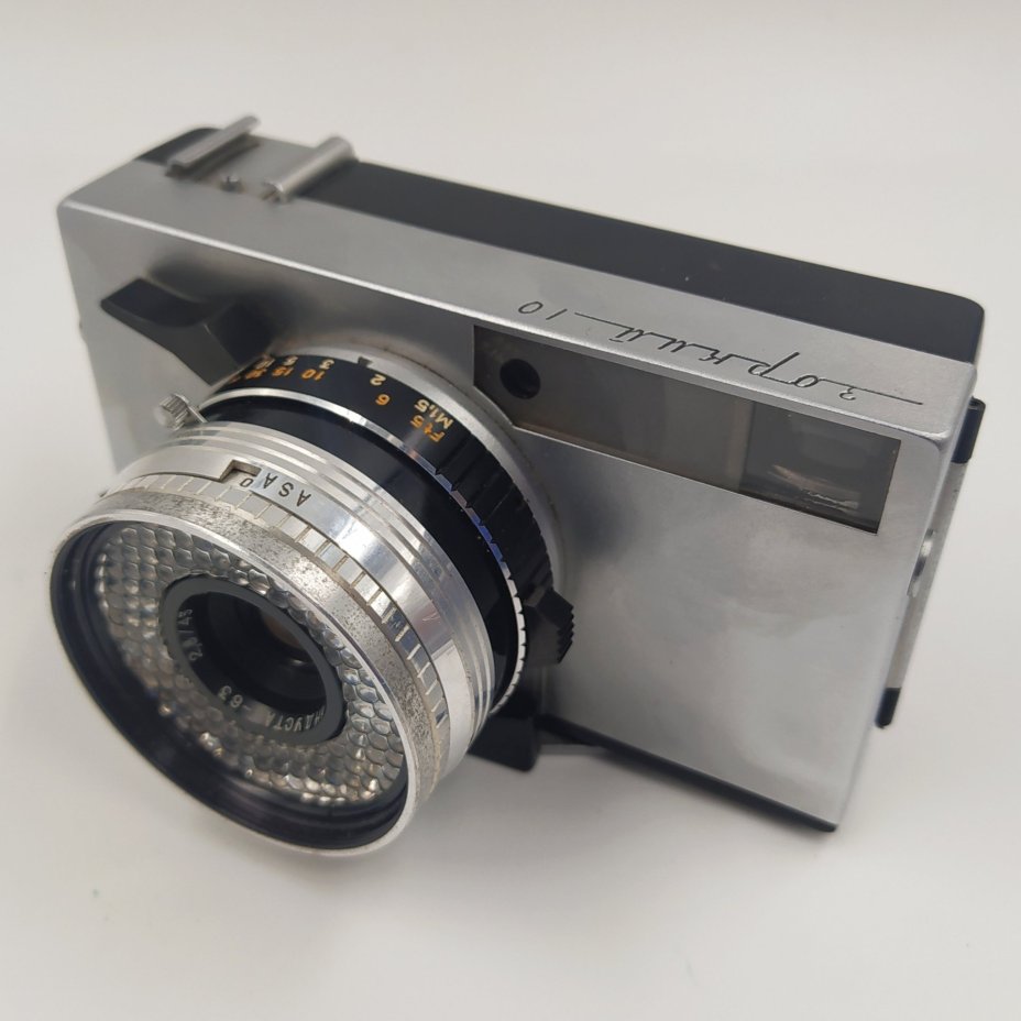 Фотоаппарат "Зоркий-10" с объективом "Индустар-63" в родном кофре, металл, стекло, пластик, кожа, Красногорский механический завод (КМЗ), СССР, 1964-1978 гг.