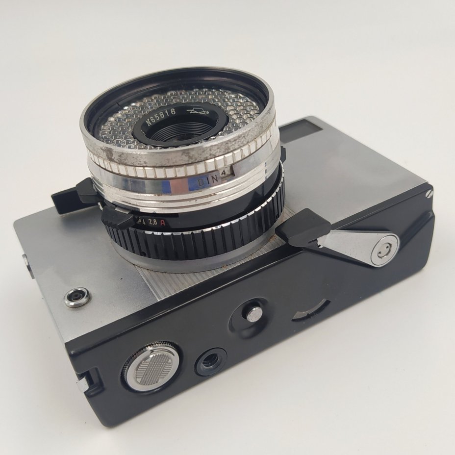 Фотоаппарат "Зоркий-10" с объективом "Индустар-63" в родном кофре, металл, стекло, пластик, кожа, Красногорский механический завод (КМЗ), СССР, 1964-1978 гг.