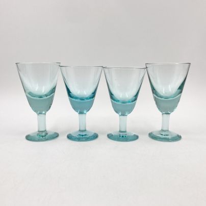 Набор из 4-х рюмок (лафитников), стекло, СССР, 1970-1990 гг.