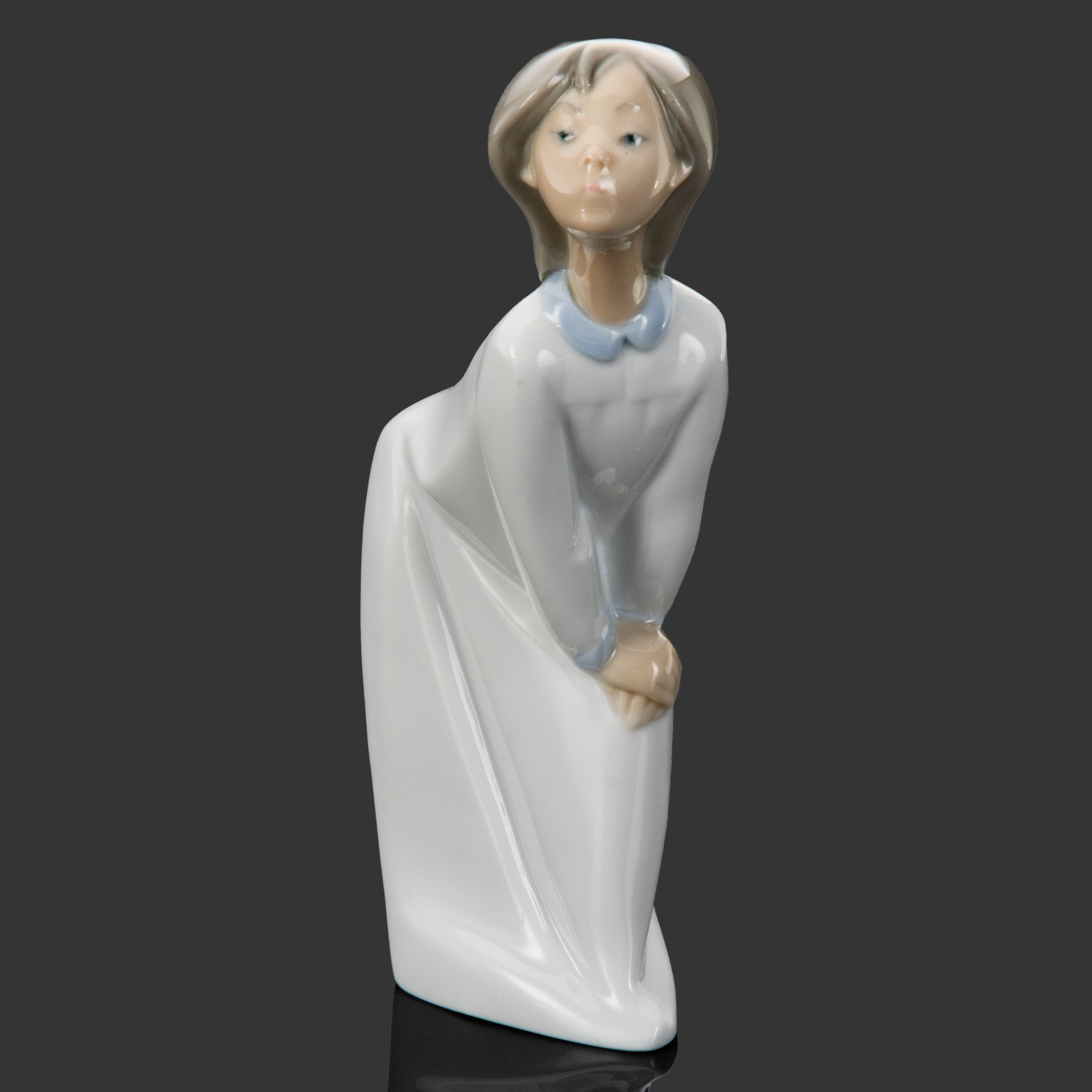 Статуэтка "Поцелуй", скульптор Fulgencio Garcia, фарфор, роспись, Lladro, Испания, 1965-1970 гг.