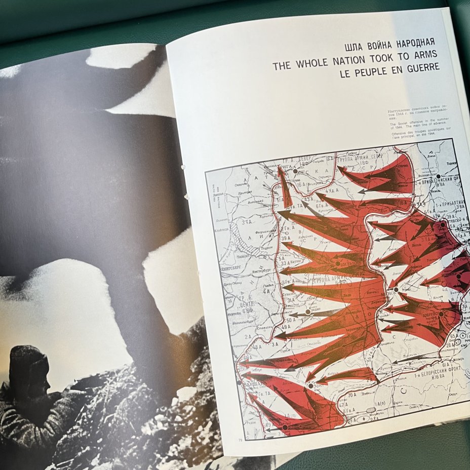 Два экземпляра книги "Победа. The Victory. La Victoire"