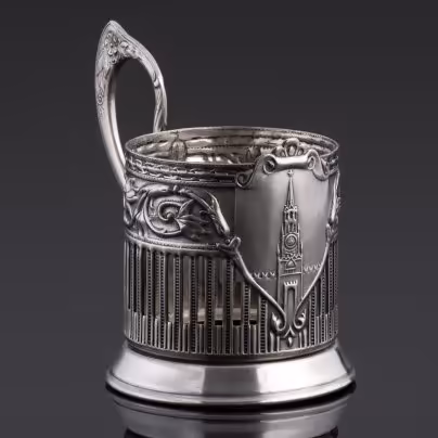 Подстаканник "Спасская башня", Кольчугинский завод цветных металлов