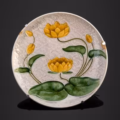 Тарелка настенная с декором в виде кувшинок, Villeroy & Boch