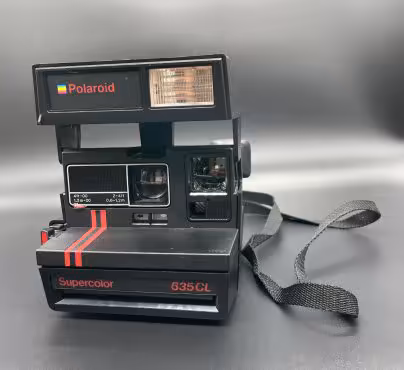 Фотоаппарат "Polaroid Supercolor 635CL", пластик, СП "Светозар", СССР, 1989-1991 гг., пластик, Polaroid, СССР, 1989-1991 гг., Polaroid