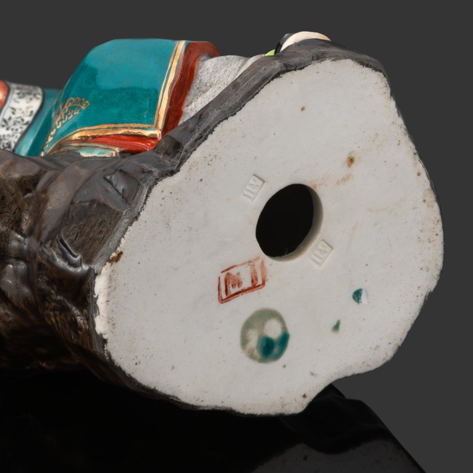 Статуэтка "Поэт Линь Бу", фарфор, роспись, золочение, Фарфор Цзиндэчжэнь, Китай, 1940-1960 гг.