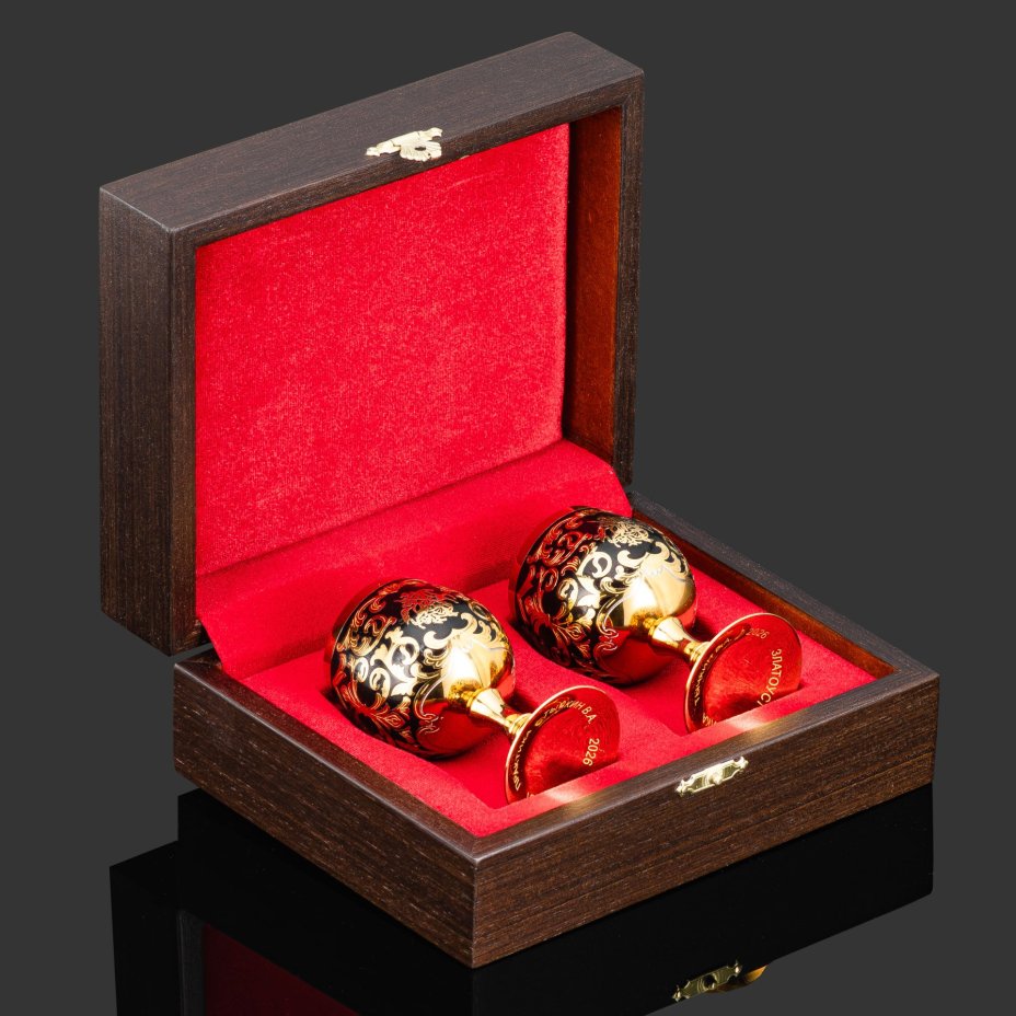 Набор рюмочек "Россия" на две персоны