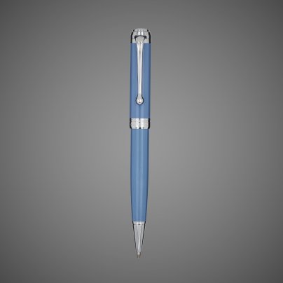Шариковая ручка Aurora Talentum Resina Blue CT, в подарочной коробке, Лаки и смолы: смола, хром