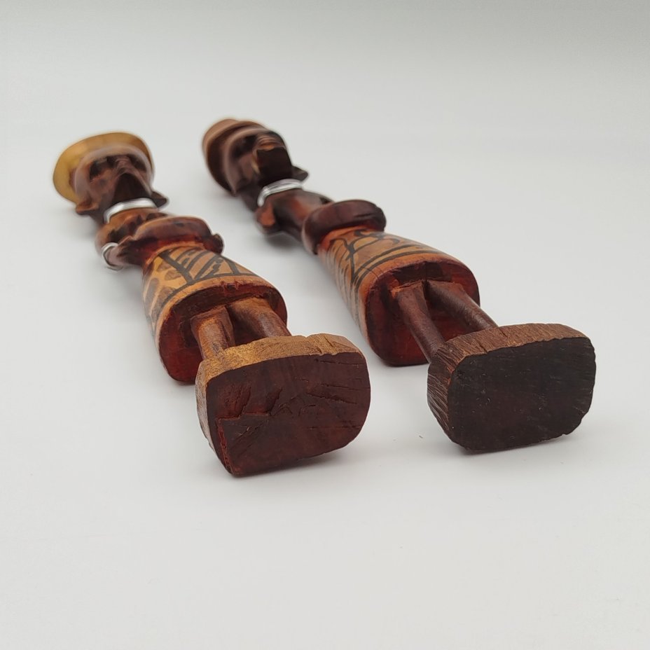 Статуэтки парные, представителей африканского племени