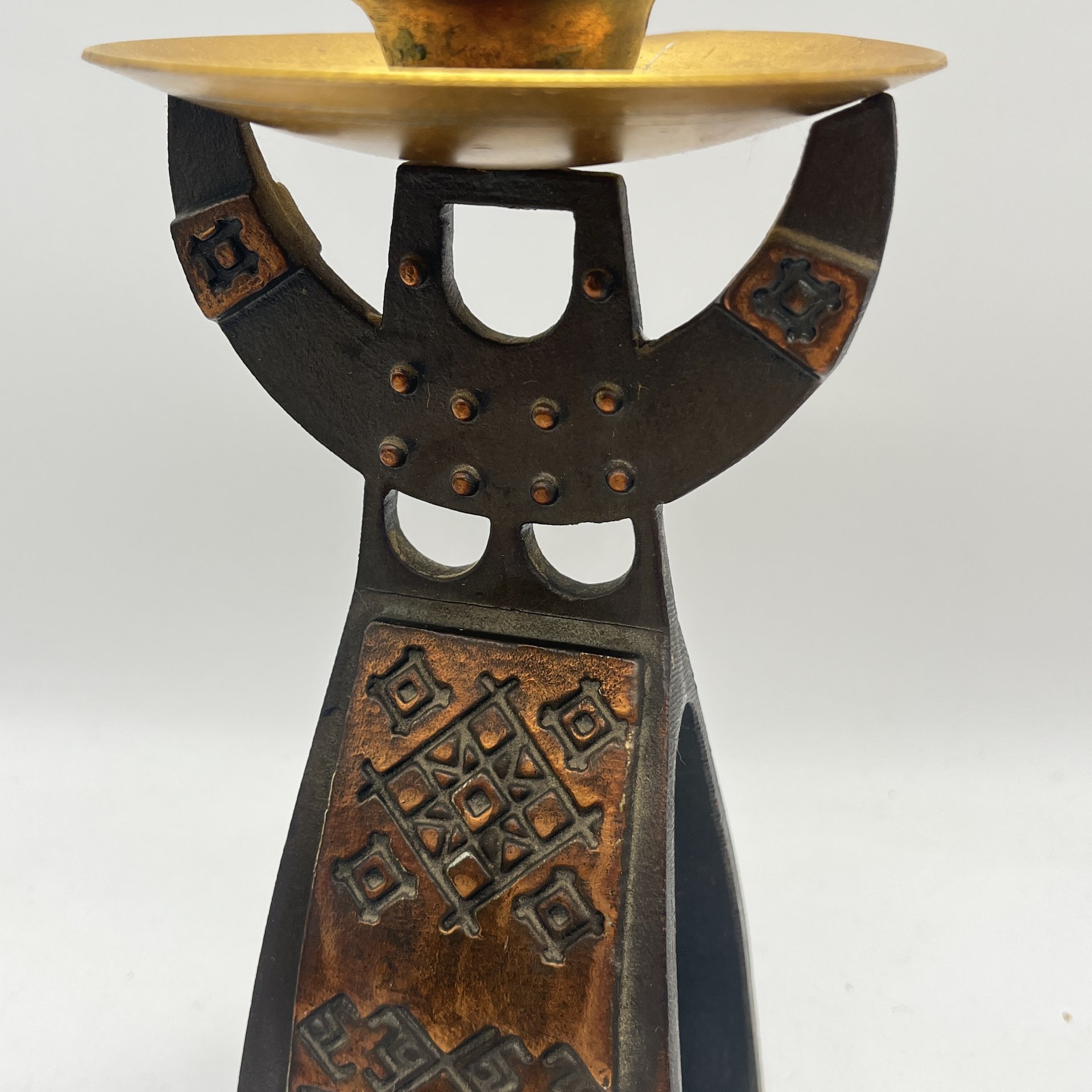 Подсвечник советский "Гыдыке", Сарапульский ЭГЗ, металл, СССР, 1970 г.