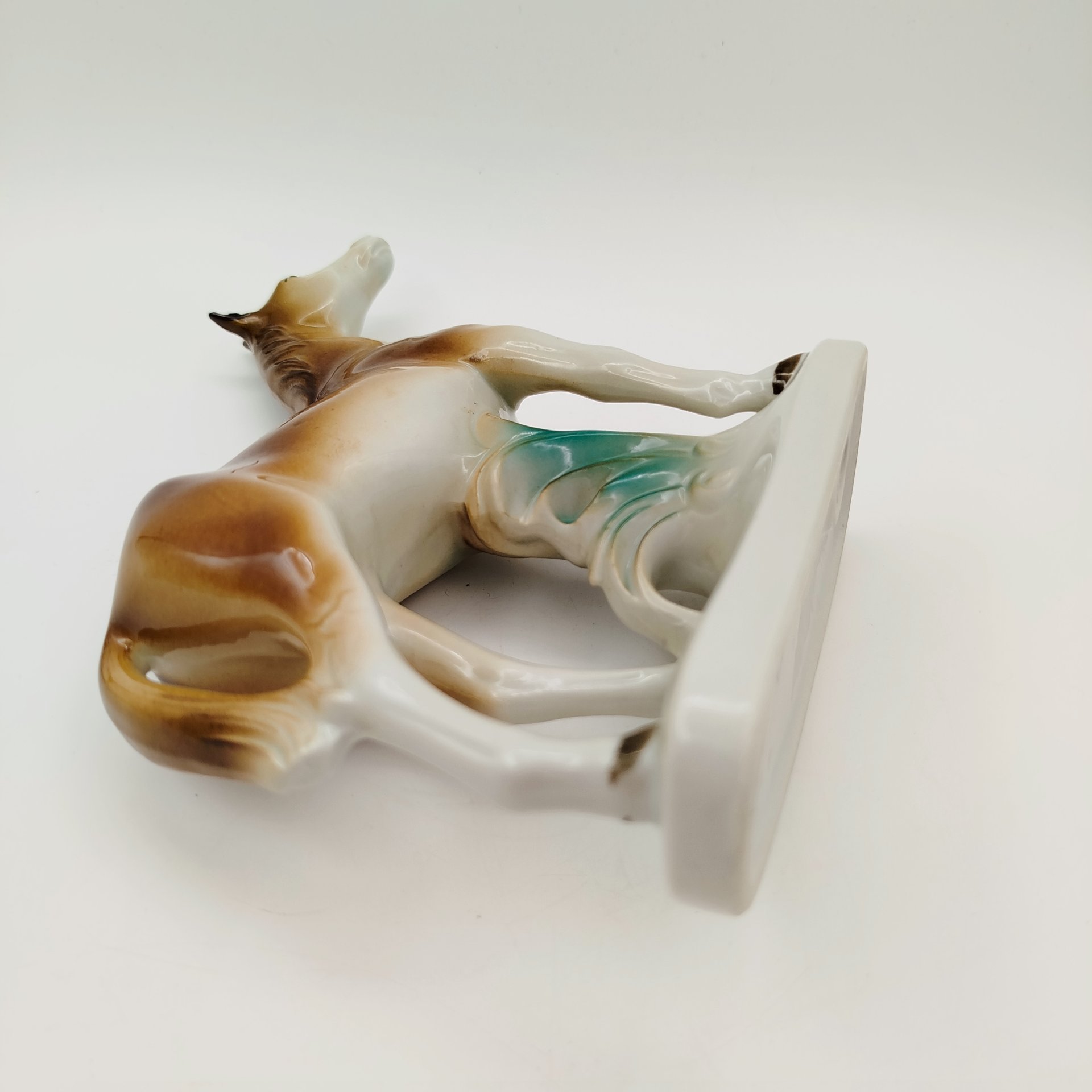 Статуэтка "Лошадь", фарфор, роспись, VEB Porzellanfiguren Lippelsdorf (Липпельсдорф), Германия, 1951-1974 гг.