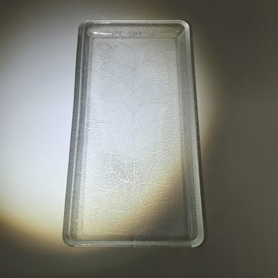 Поднос прямоугольной формы с растительным декором