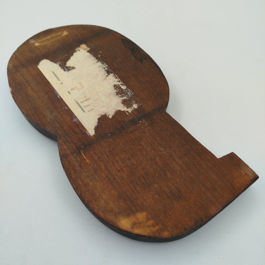 Панно настенное "Женский портрет", дерево, резьба, СССР, 1980-1990 гг.