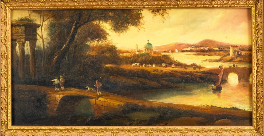 Картина в раме "Итальянский пейзаж"