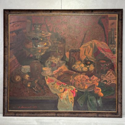 Картина "Натюрморт", худ. Л.В. Панфёров (1927 - 1990)