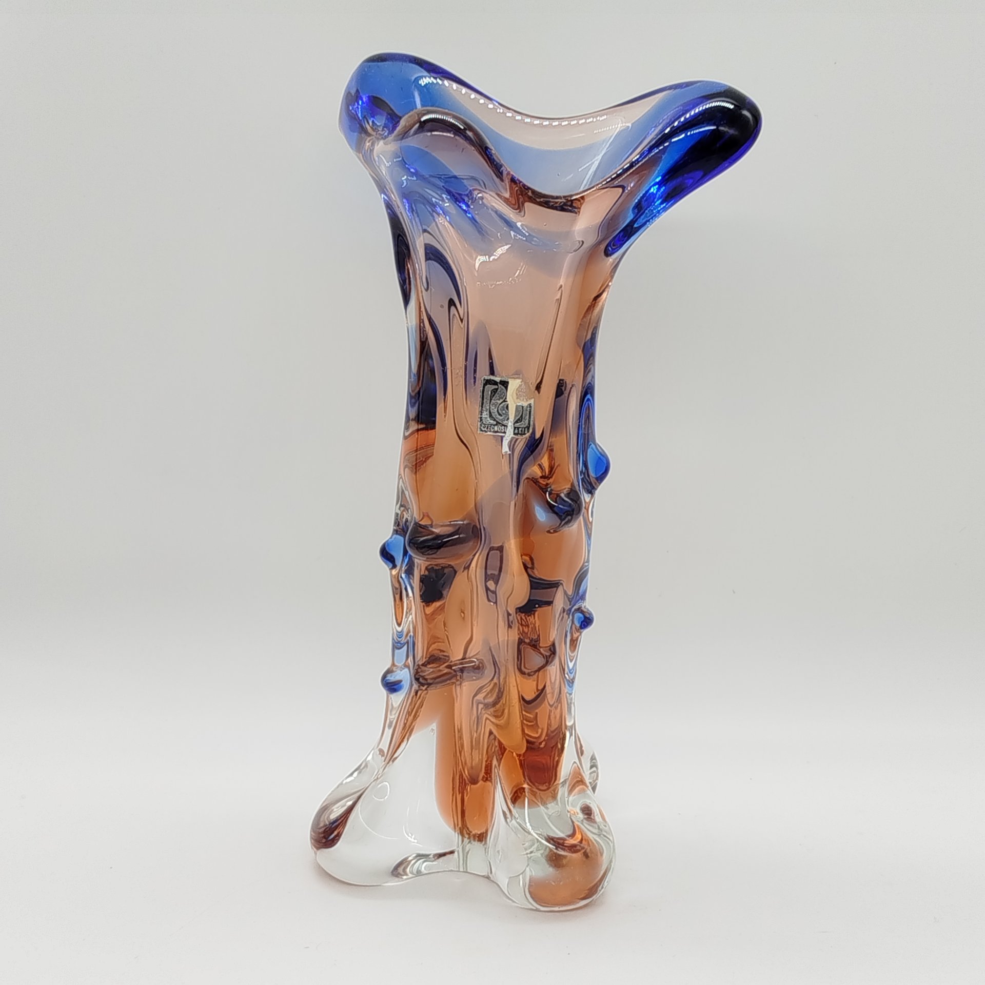 Ваза "Niagara", автор Karel Zemek, Mstisov Glassworks (Стекольный завод в Мстишов)