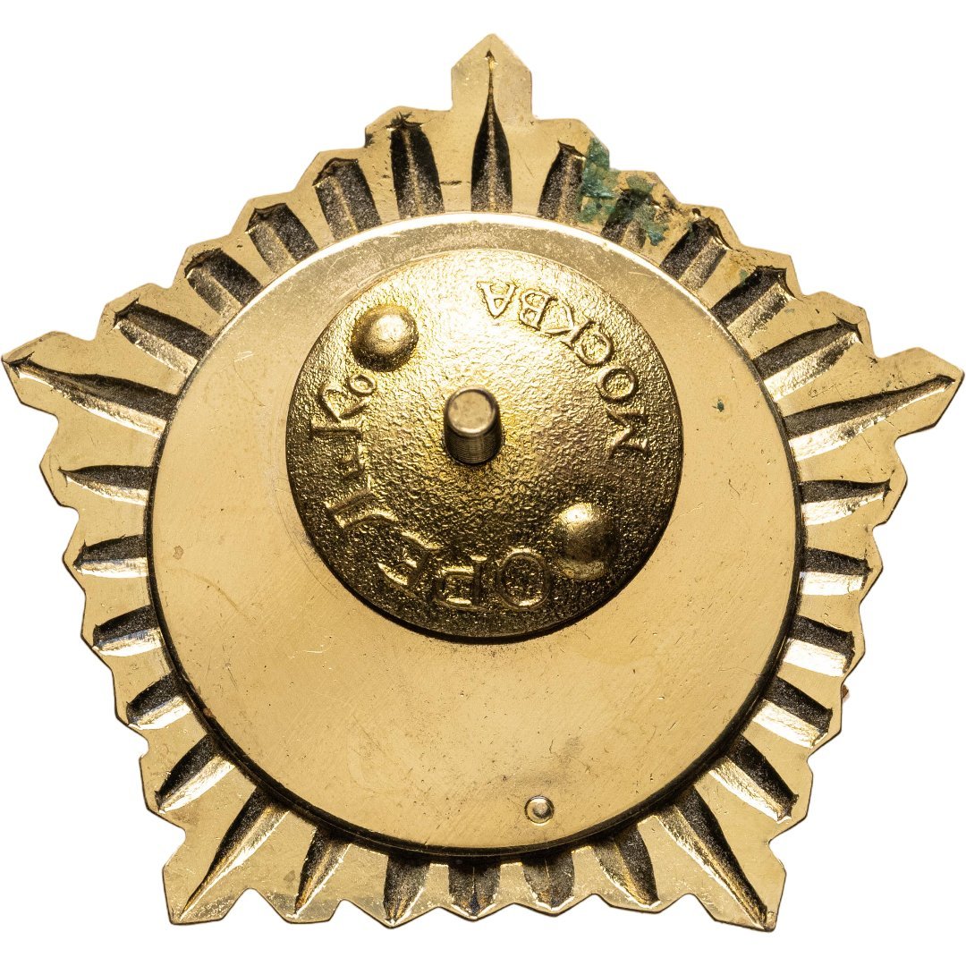 Памятный знак "Орден Андропова" Общероссийской общественной организации «Академия проблем безопасности, обороны и правопорядка», тяжелый сплав, эмаль