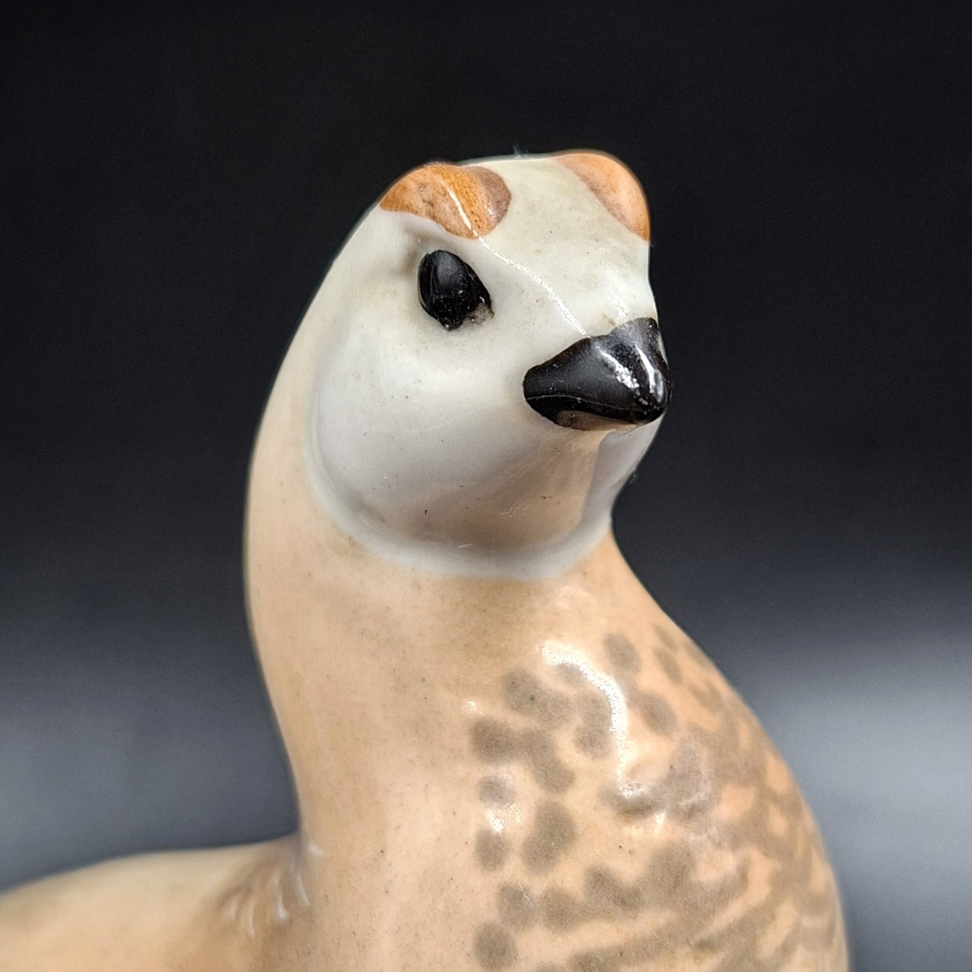 Статуэтка "Куропатка", скульптор П.П. Веселов, фарфор, роспись, Ленинградский фарфоровый завод (ЛФЗ), СССР, 1970-1992 гг.