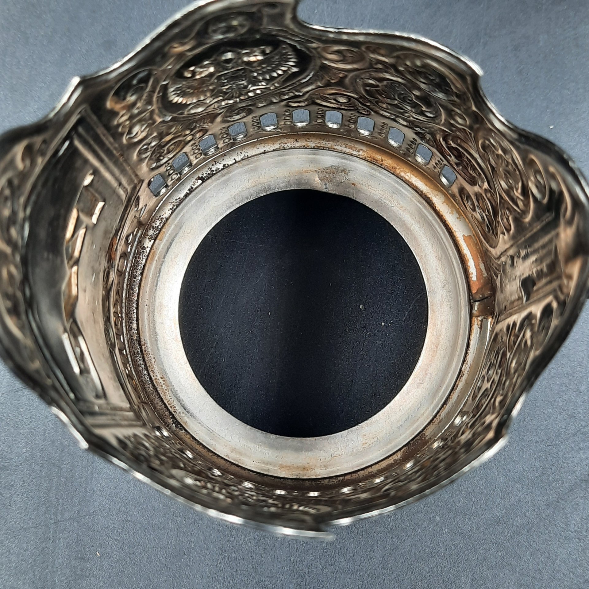 Подстаканник "РЖД", металл, Кольчугинский завод цветных металлов, Российская Федерация, 2010-2020 гг.