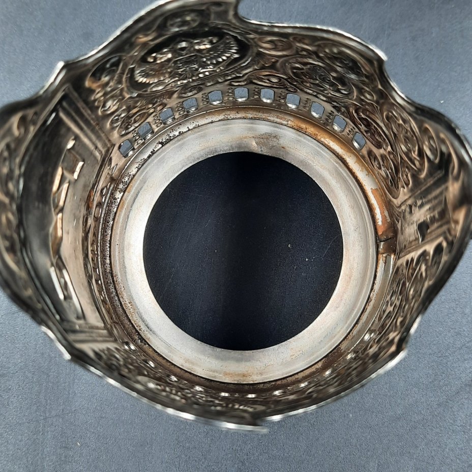 Подстаканник "РЖД", металл, Кольчугинский завод цветных металлов, Российская Федерация, 2010-2020 гг.