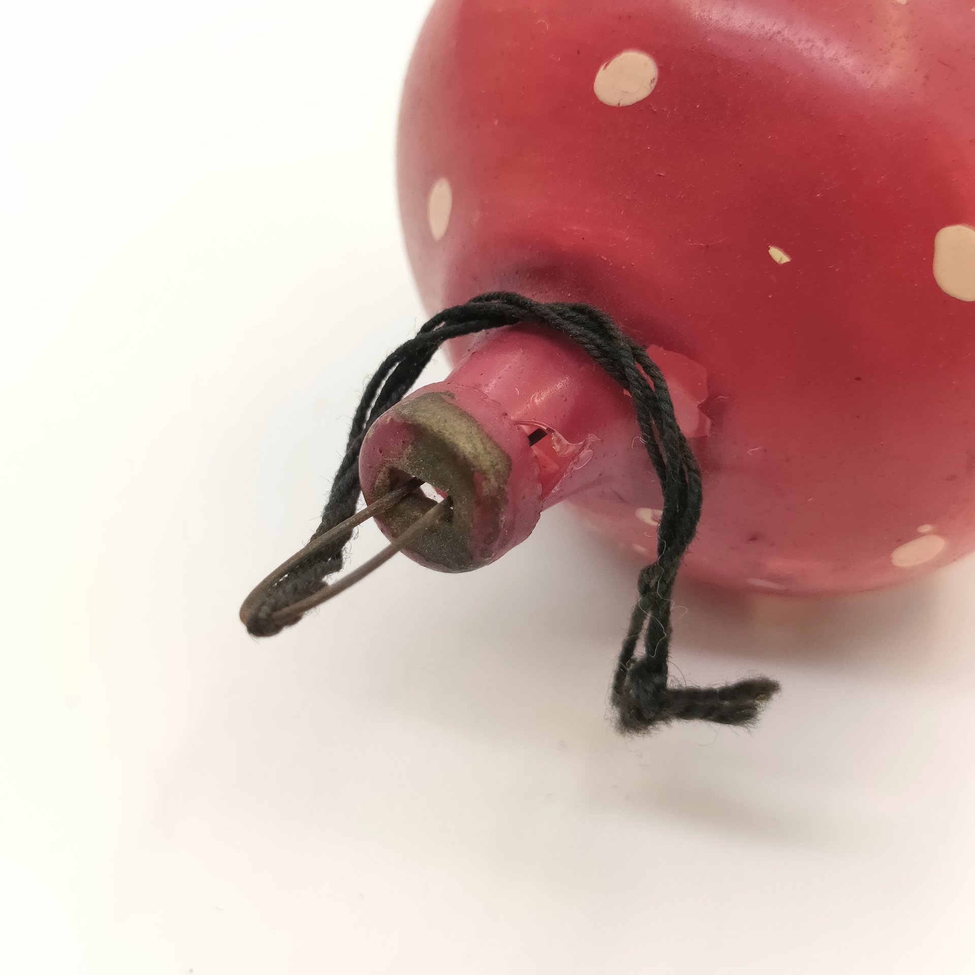 Набор ёлочных игрушек различных форм и расцветок (9 шт.), стекло, краска, металл, СССР, 1960-1980 гг.