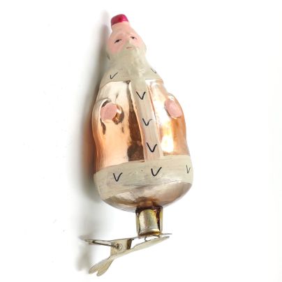 Игрушка ёлочная "Царь Дадон" (Сказка "О Золотом петушке), стекло, роспись, металл, Завод стеклянных ёлочных украшений и оптических изделий, г. Москва, СССР, 1950-1960 гг.