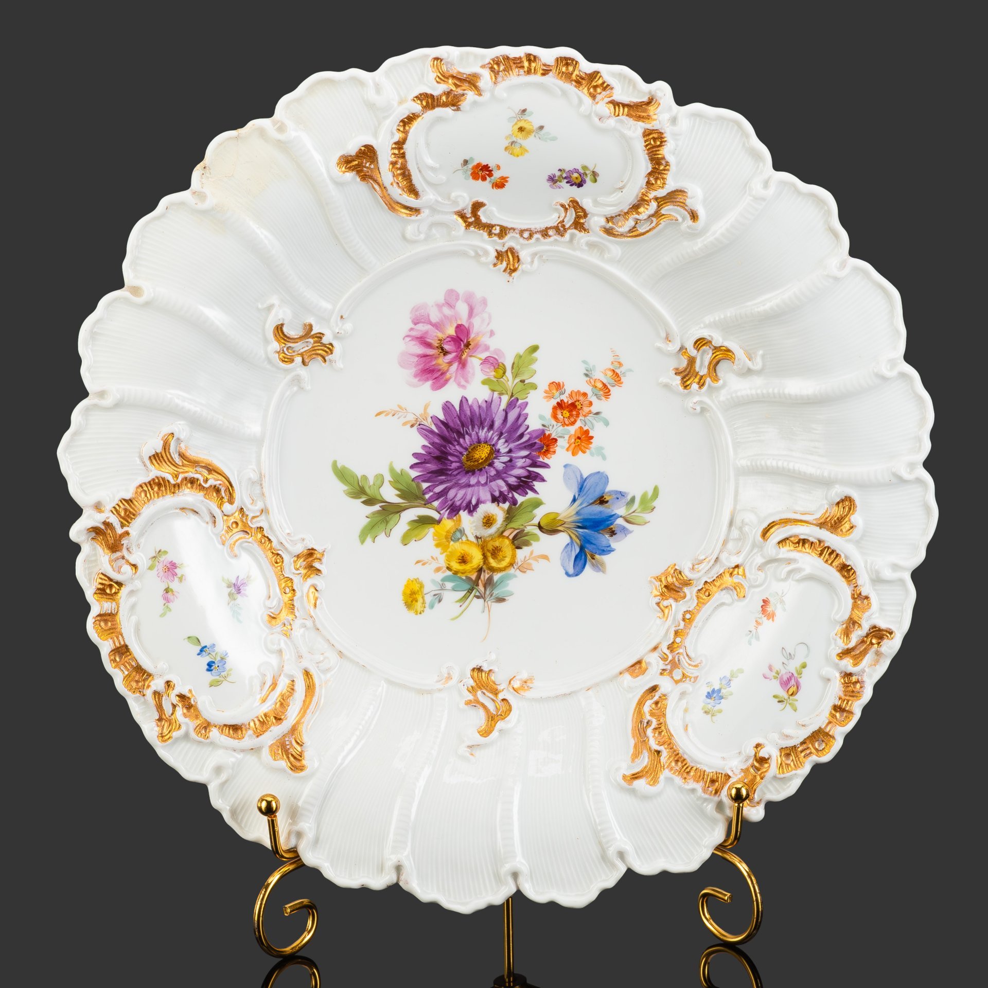 Блюдо "Мейсенский букет", Meissen (Мейсенский фарфор)