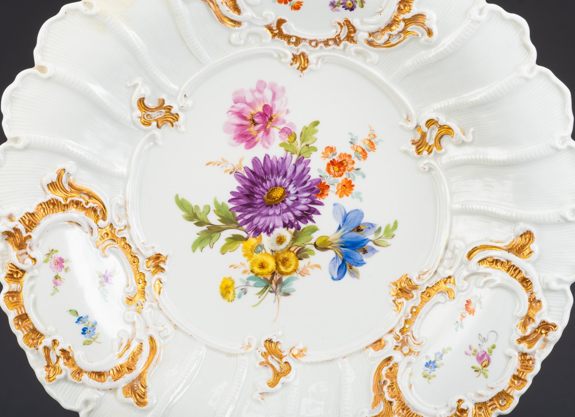 Блюдо "Мейсенский букет", Meissen (Мейсенский фарфор)