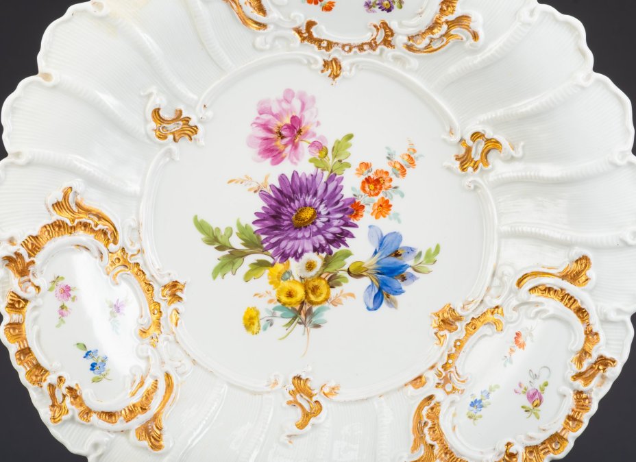 Блюдо "Мейсенский букет", Meissen (Мейсенский фарфор)