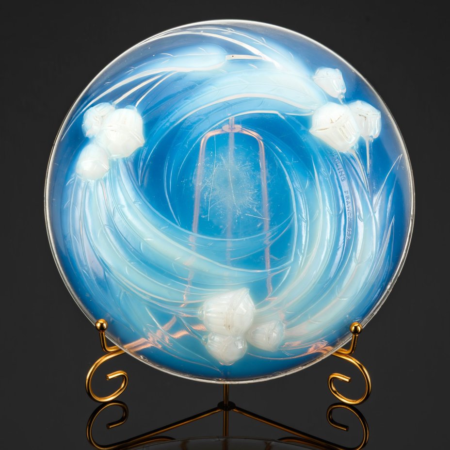 Ваза-конфетница с цветочным декором, фирма "Etling"