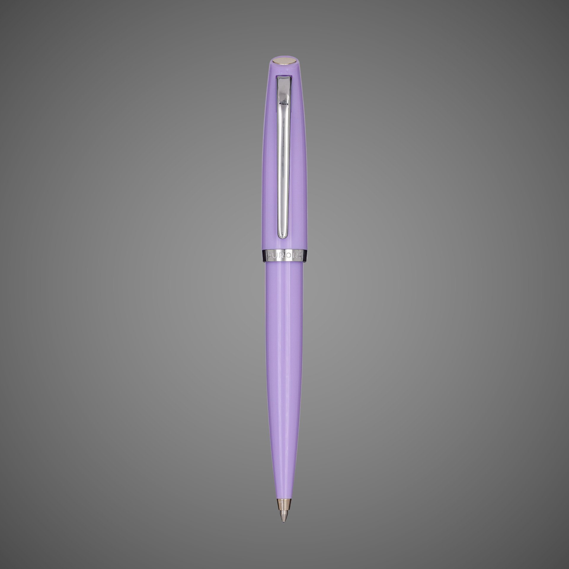 Шариковая ручка Aurora Style Resin Amethyst CT, в подарочной коробке, Лаки и смолы: смола, хром