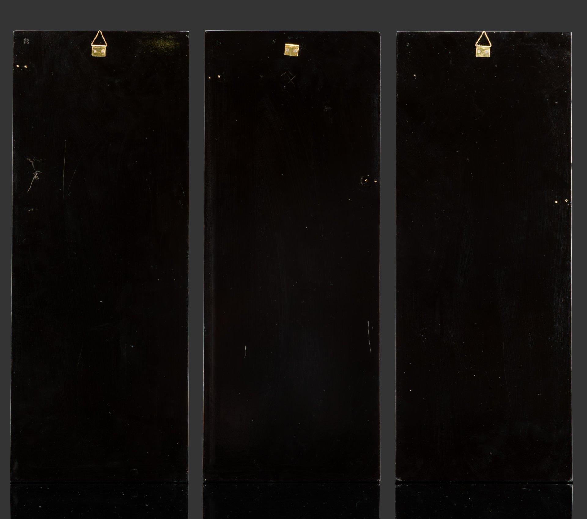 Настенный декор (триптих) "Рыбы"