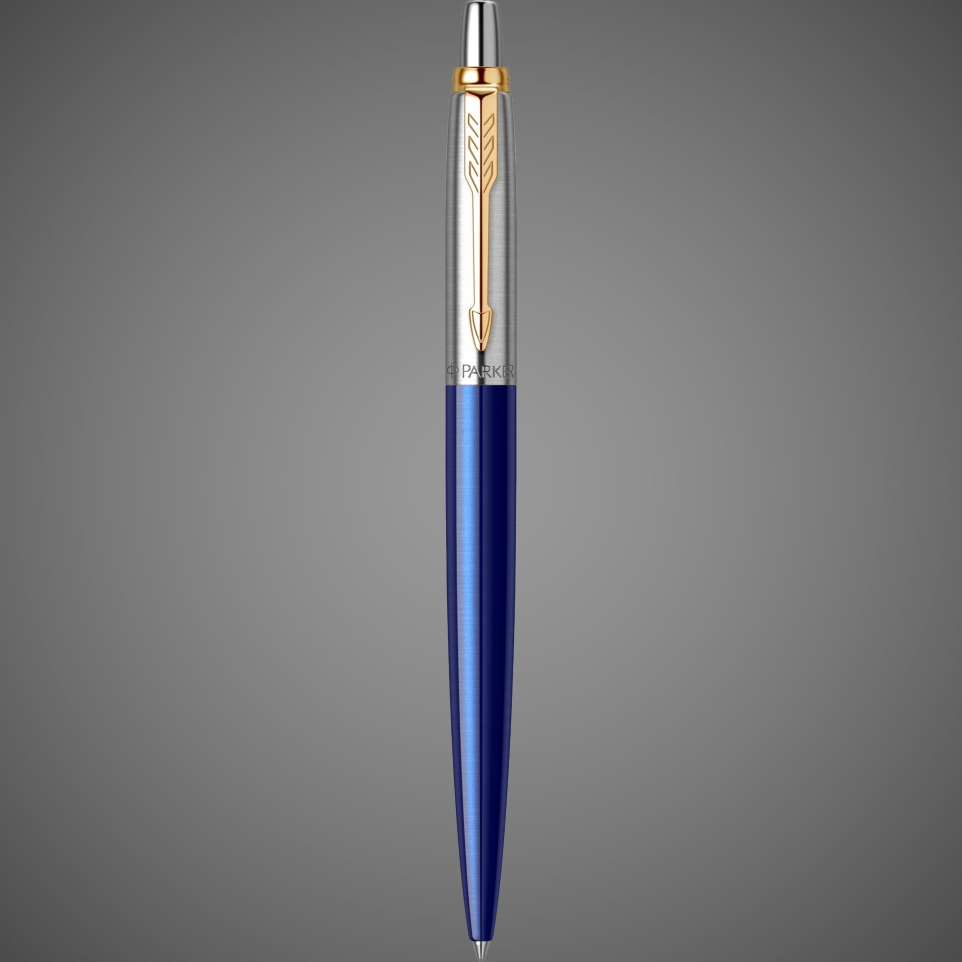 Шариковая ручка Parker Jotter SE 135 Lacquer Blue St.Steel GT, стержень: M, цвет чернил : blue, в подарочной упаковке, Лаки и смолы: лак, нержавеющая сталь, позолота