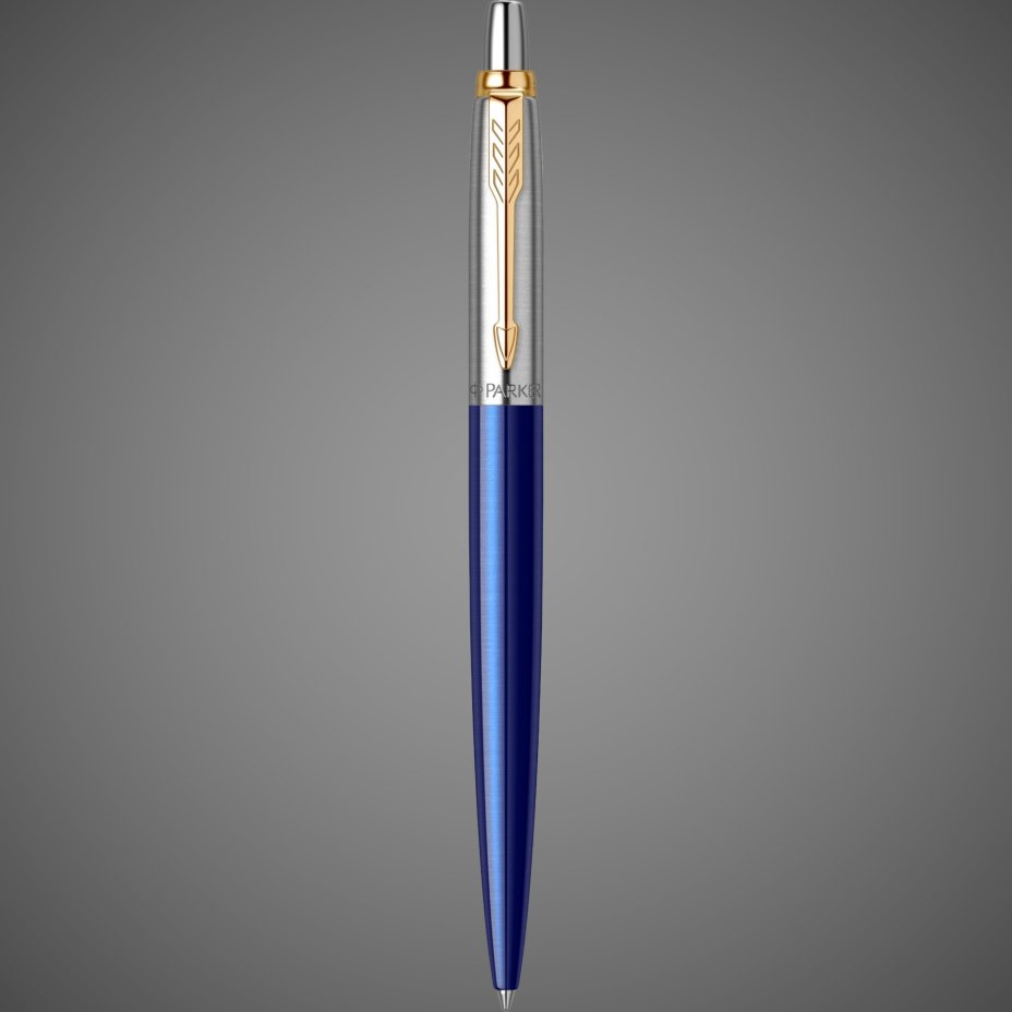 Шариковая ручка Parker Jotter SE 135 Lacquer Blue St.Steel GT, стержень: M, цвет чернил : blue, в подарочной упаковке, Лаки и смолы: лак, нержавеющая сталь, позолота
