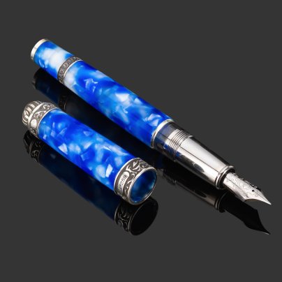 Ручка перьевая "Aurora Mappe Antiche" (Древние карты Авроры), в подарочной коробке