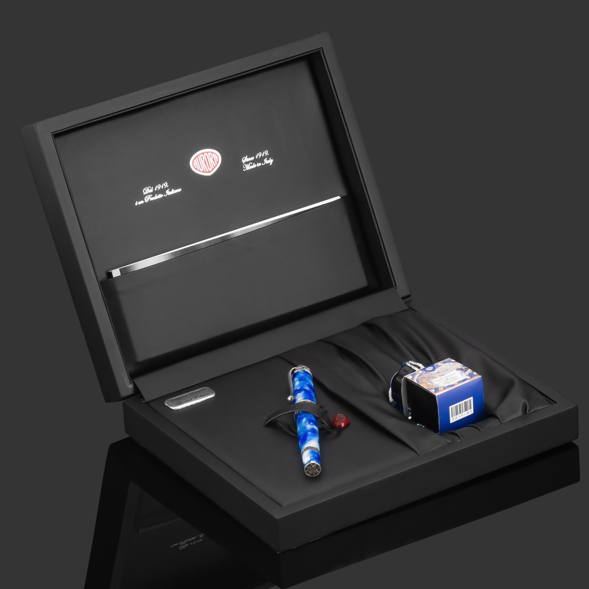 Ручка перьевая "Aurora Mappe Antiche" (Древние карты Авроры), в подарочной коробке