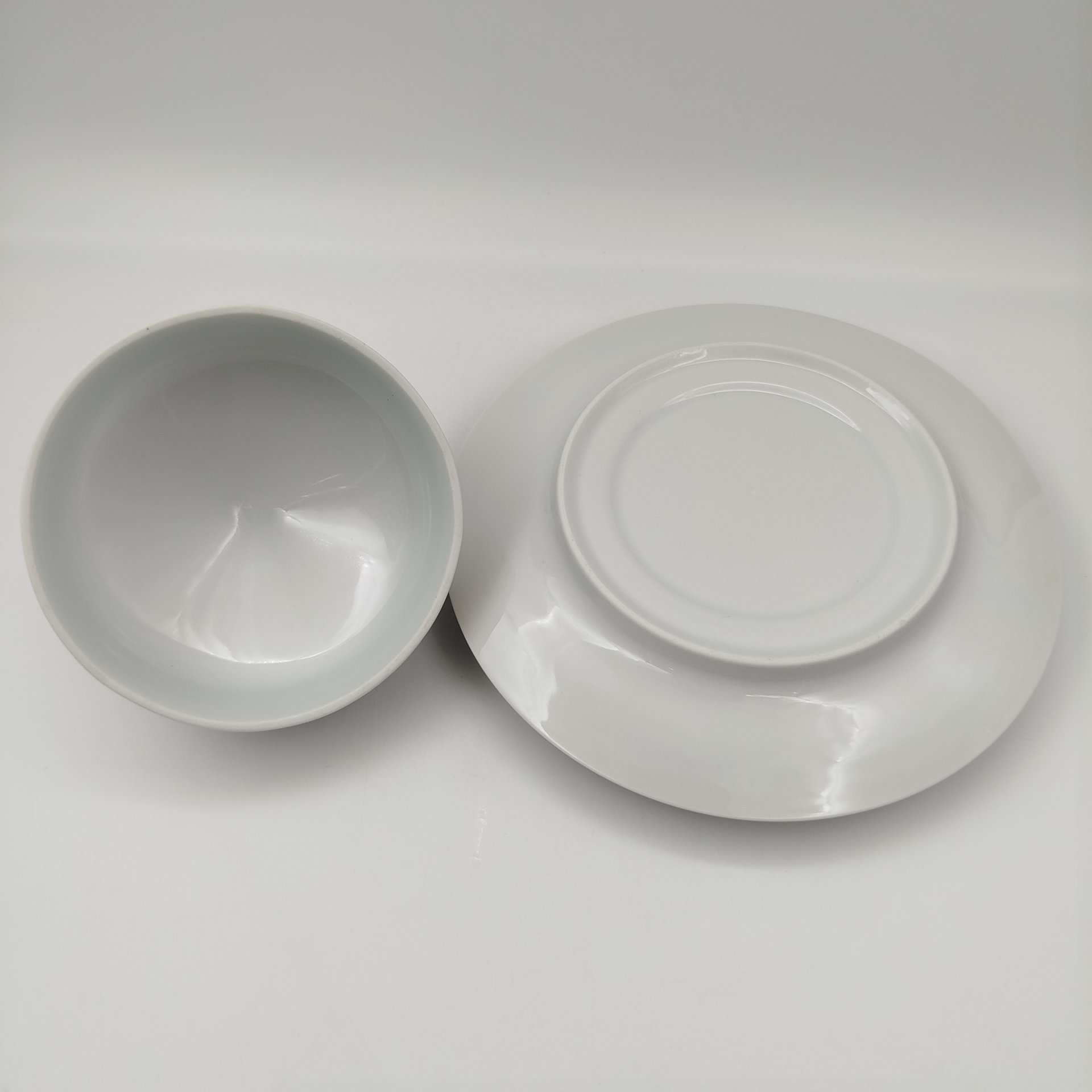 Маслёнка с золотистым узором, фарфор, золочение, Colditz (Кольдиц), ГДР, 1970-1980 гг.