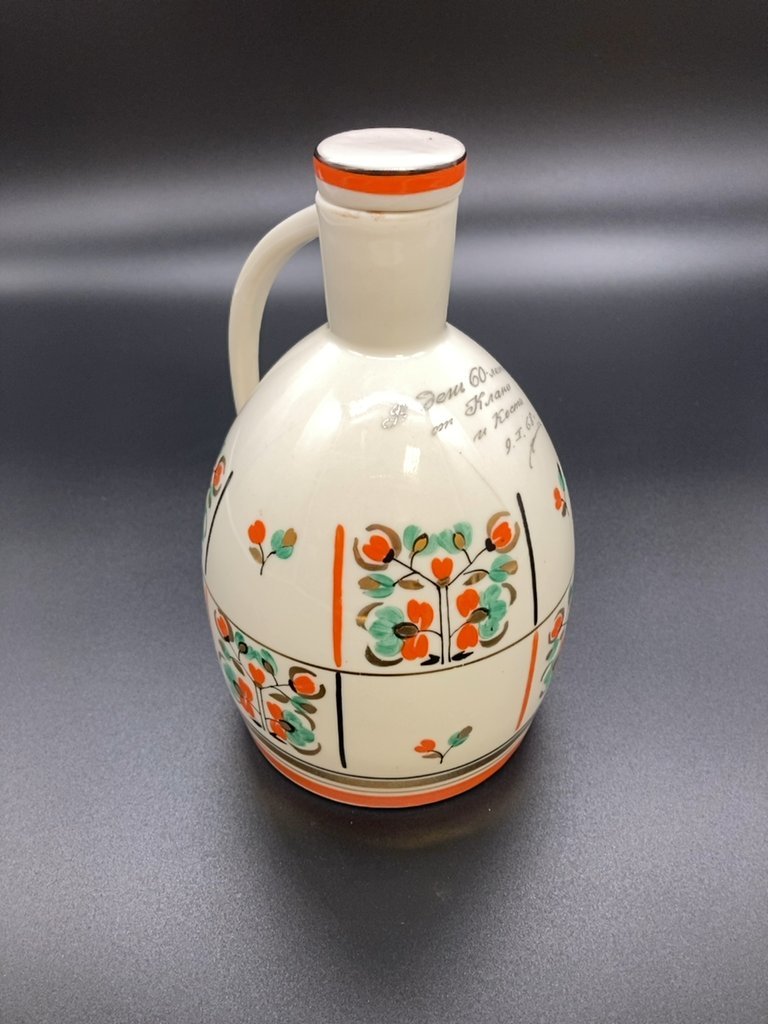 Кувшин с росписью, Коростенский фарфоровый завод (КФЗ)