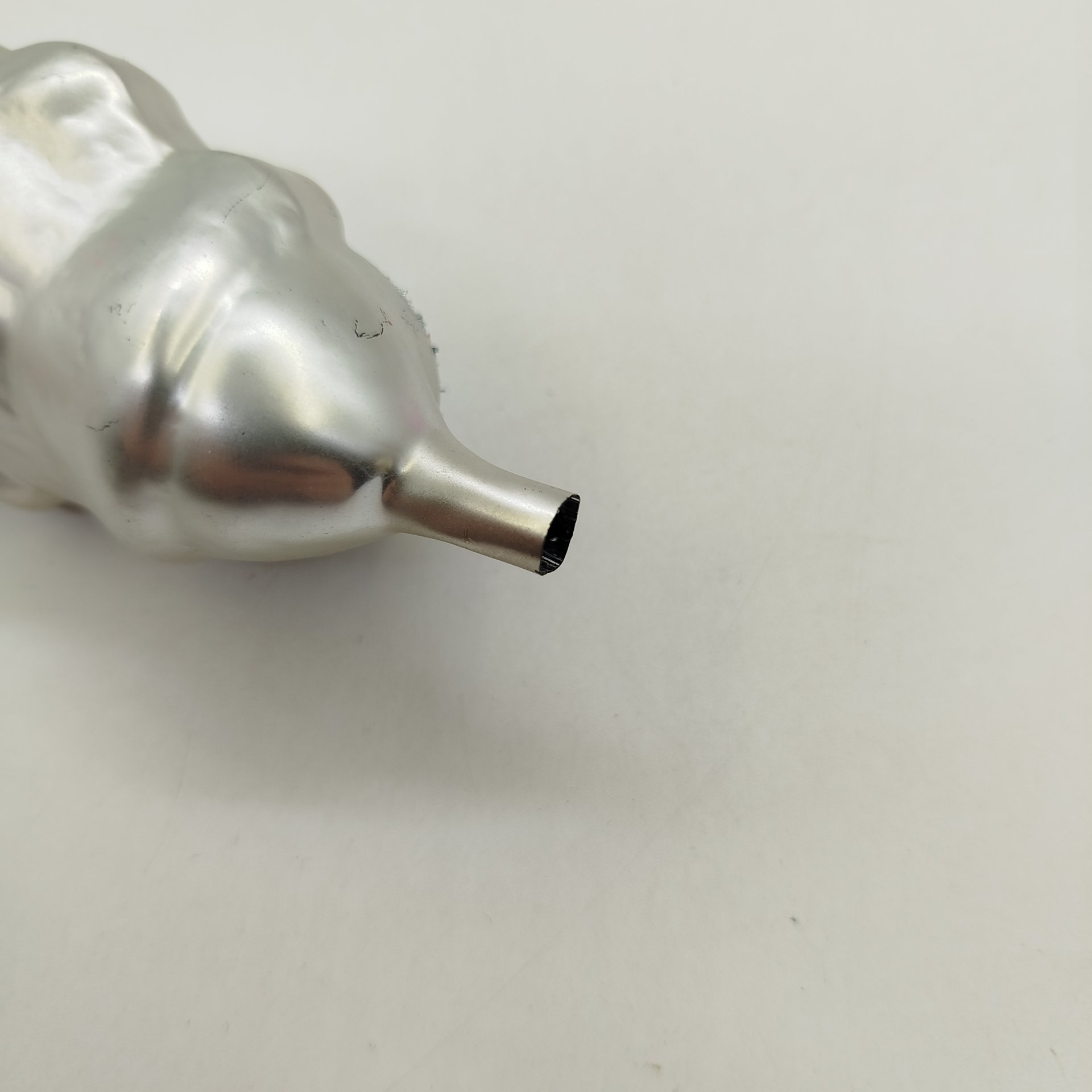 Набор из трех елочных игрушек, стекло, роспись, Московский завод ёлочных украшений, СССР, 1970-1990 гг.