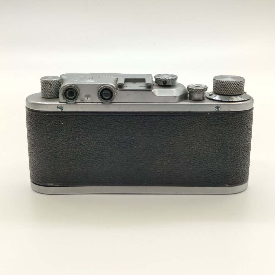 Фотоаппарат "Зоркий" с объективом "Индустар-50" в оригинальном кофре, металл, стекло, пластик, кожа, Красногорский механический завод (КМЗ), СССР, 1948-1956 гг.