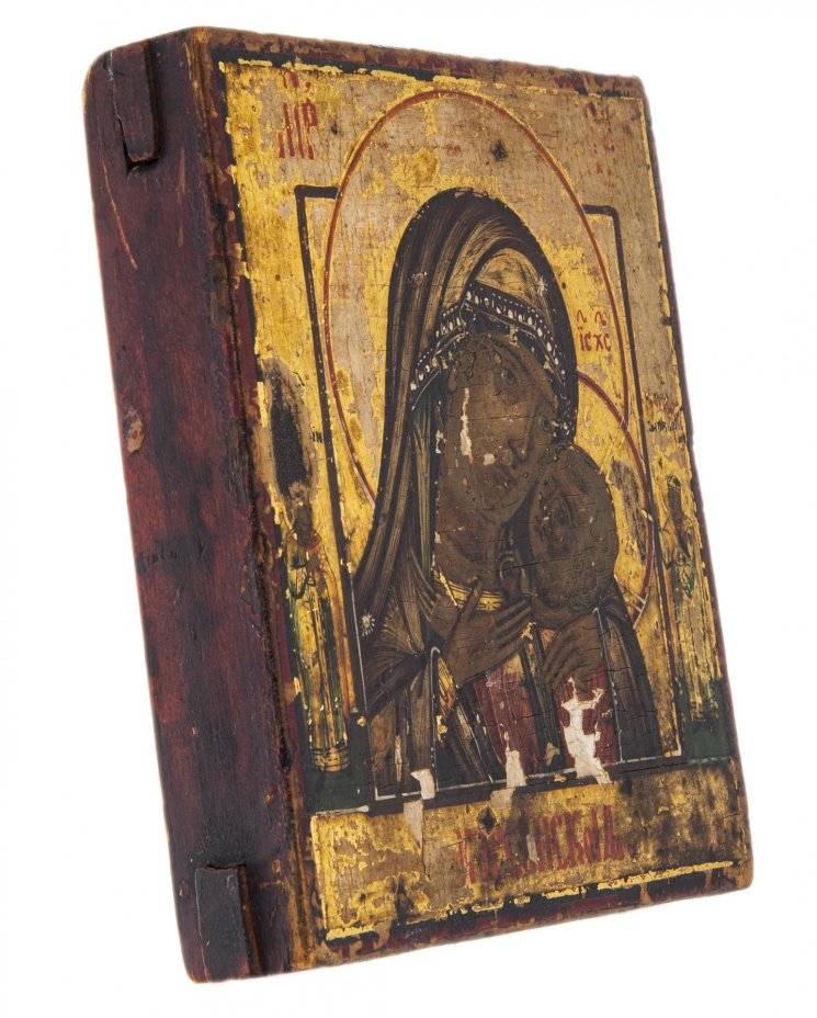Икона "Корсунская Божия Матерь", дерево, темпера, Российская Империя, 1850-1890 гг.
