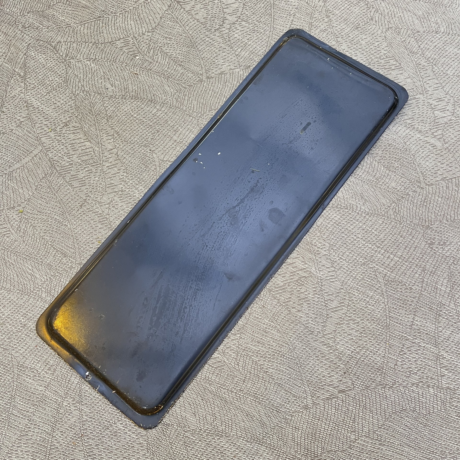 Поднос прямоугольной формы с цветным декором, жесть, роспись, Жостовская фабрика декоративной росписи, СССР, 1960-1980 гг.