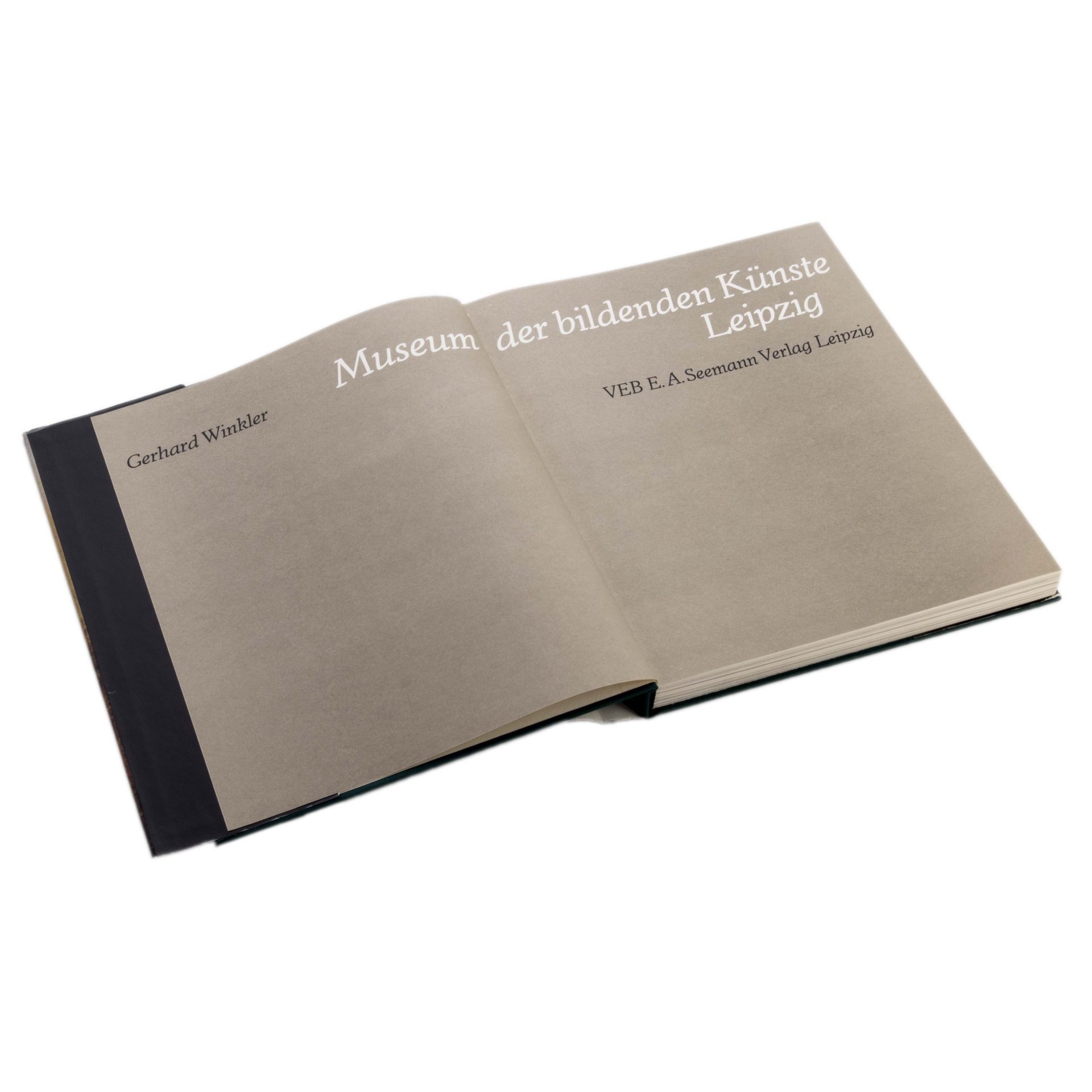 Альбом "Museum der Bildenden Kunste. Leipzig" (на немецком языке), Издательство «VEB E.A. Seemann Verlag»