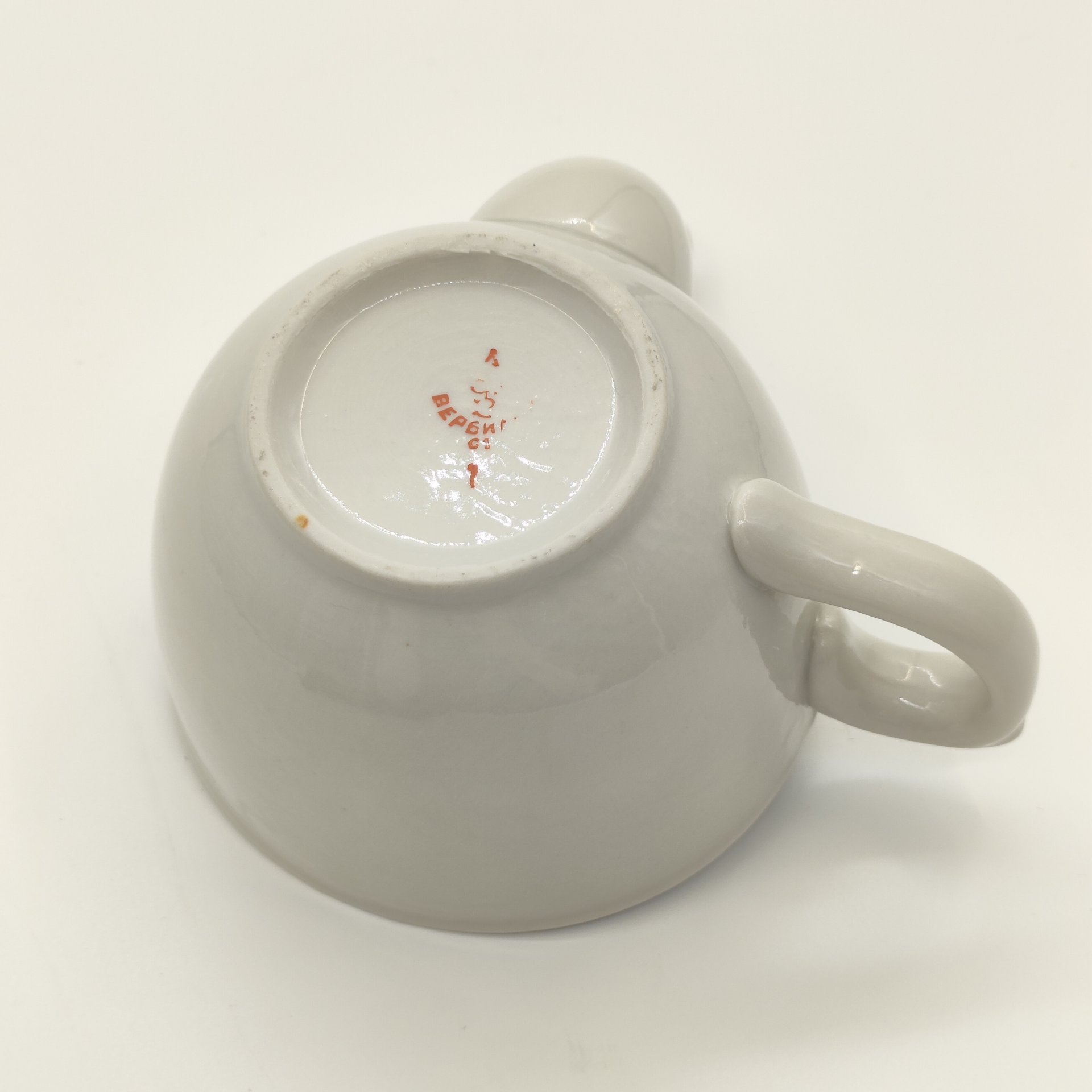 Поильник, фарфор, Дмитровский фарфоровый завод (ДФЗ Вербилки), СССР, 1954-1965 гг.