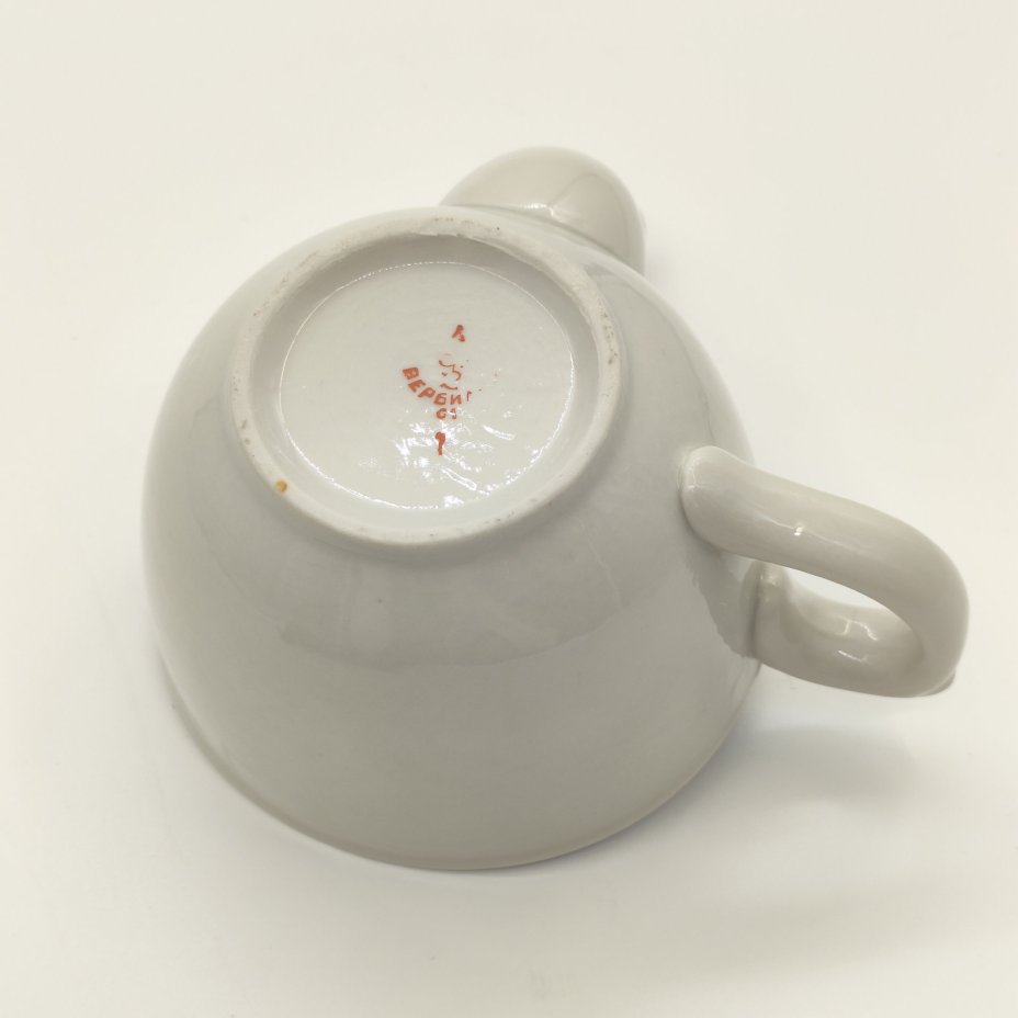 Поильник, фарфор, Дмитровский фарфоровый завод (ДФЗ Вербилки), СССР, 1954-1965 гг.