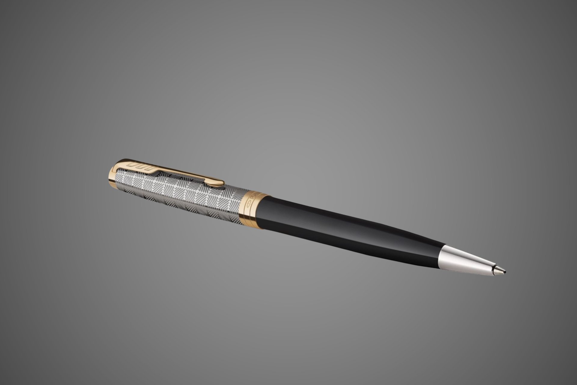 Шариковая ручка Parker Sonnet Premium Refresh BLACK GT, стержень: M, цвет чернил: black , в подарочной упаковке, Лаки и смолы: лак, латунь, нержавеющая сталь, позолота