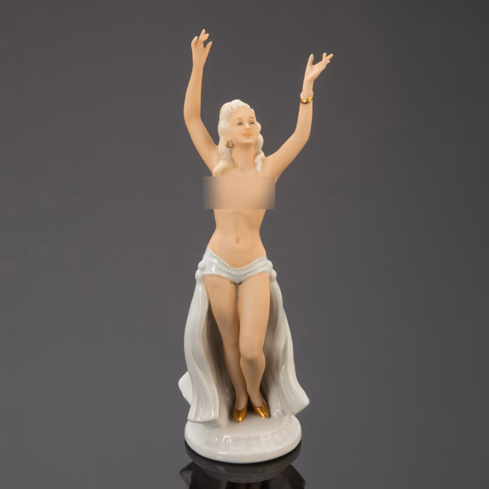 Статуэтка "Обнажённая танцовщица", Schaubach-Kunst